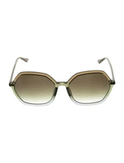 Pre-owned Krewe Jackie Oversize Sunglasses In Blue