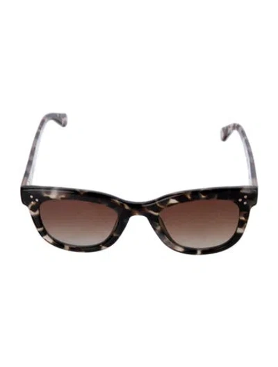 Pre-owned Krewe Jena Cat-eye Sunglasses In Neutrals