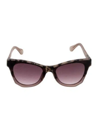 Pre-owned Krewe Laveau Wayfarer Sunglasses In Neutrals