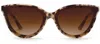 Krewe Monroe Nylon Cat Eye Sunglasses In Brown