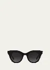 Krewe Olivia Rounded Acetate Cat-eye Sunglasses In Capri