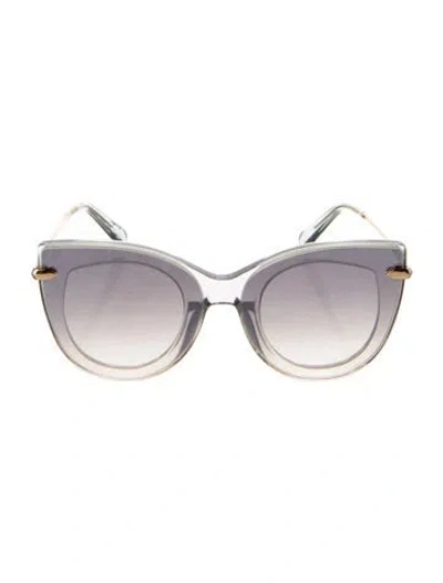 Pre-owned Krewe Oversize Gradient Sunglasses