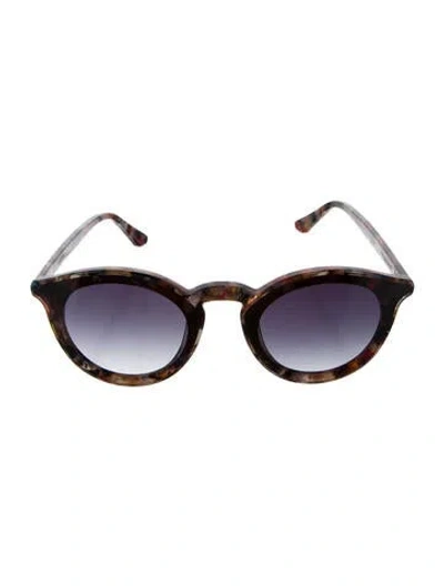 Pre-owned Krewe Oversize Gradient Sunglasses In Neutral