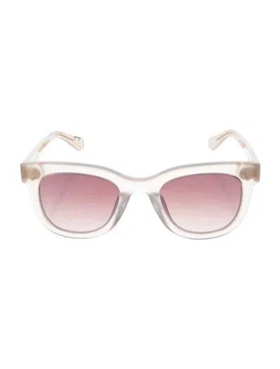 Pre-owned Krewe Oversize Gradient Sunglasses In Neutral