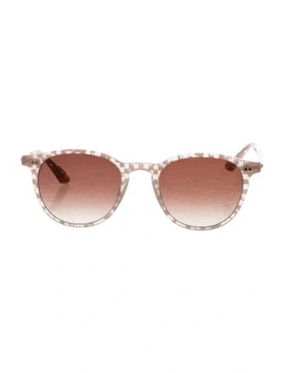 Pre-owned Krewe Round Gradient Sunglasses In Multi