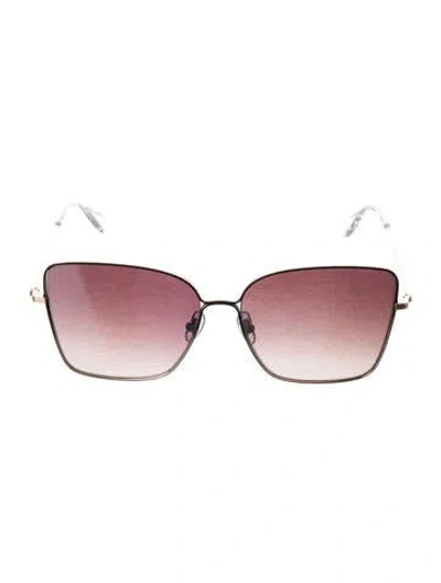 Pre-owned Krewe Square Gradient Sunglasses