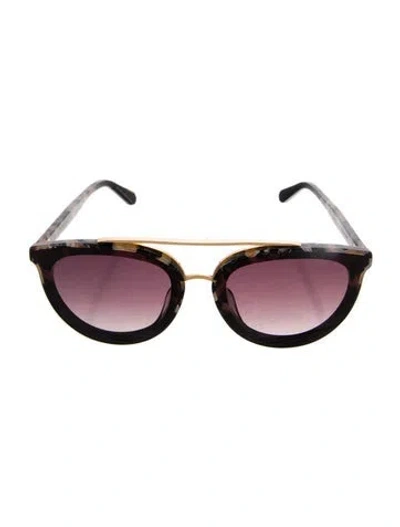 Pre-owned Krewe Square Gradient Sunglasses