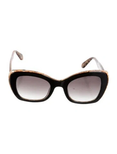 Pre-owned Krewe Square Gradient Sunglasses