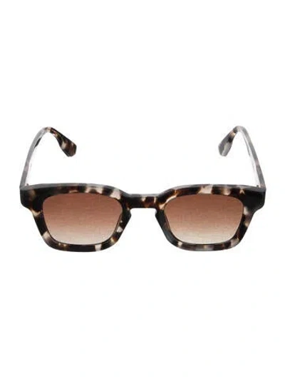 Pre-owned Krewe Square Gradient Sunglasses In Black/neutrals