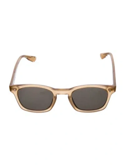 Pre-owned Krewe Square Tinted Sunglasses In Neutrals