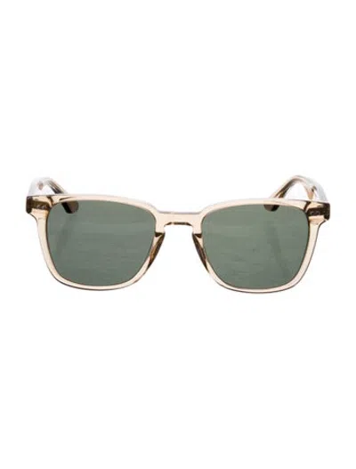 Pre-owned Krewe Square Tinted Sunglasses In Neutrals