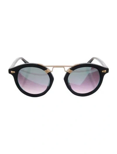 Pre-owned Krewe St Louis Round Sunglasses In Multi