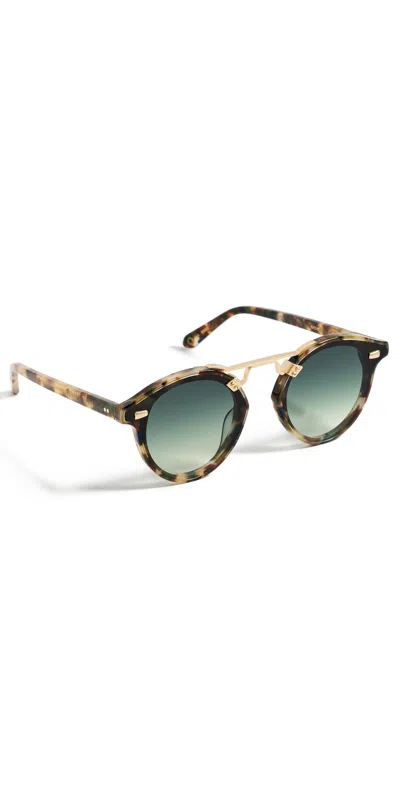 Krewe Stl Nylon Sunglasses Tuscan Tortoise