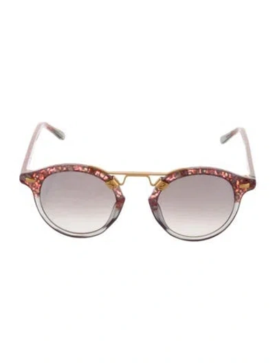 Pre-owned Krewe St.louis Round Sunglasses In Multi