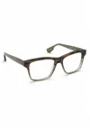 Krewe Unisex Theo Eyeglasses In Marsh In Brown