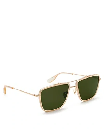 Krewe Vail Aviator Sunglasses, 56mm In Gold