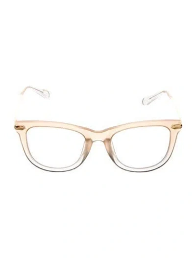 Pre-owned Krewe Wayfarer Eyeglasses In Neutral