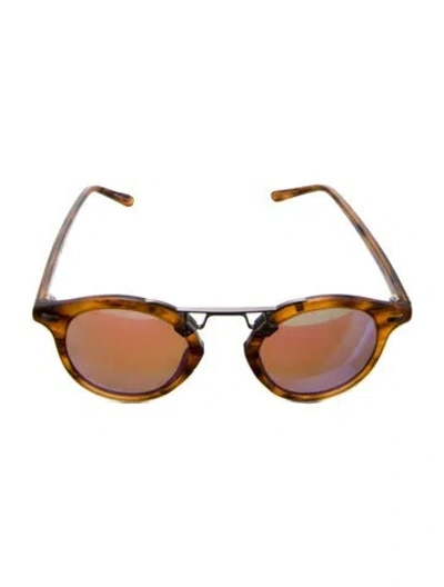 Pre-owned Krewe Wayfarer Gradient Sunglasses