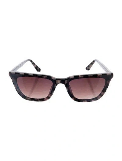 Pre-owned Krewe Wayfarer Gradient Sunglasses