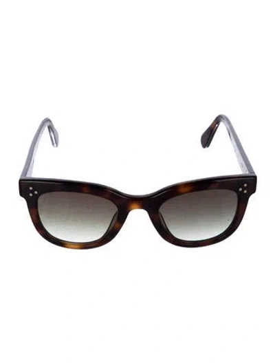 Pre-owned Krewe Wayfarer Gradient Sunglasses In Black