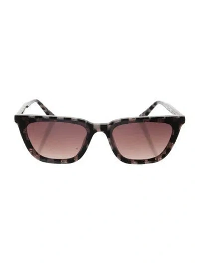 Pre-owned Krewe Wayfarer Gradient Sunglasses In Neutral