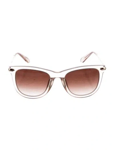 Pre-owned Krewe Wayfarer Gradient Sunglasses In Neutrals