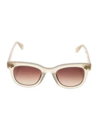 Pre-owned Krewe Wayfarer Gradient Sunglasses In Neutrals