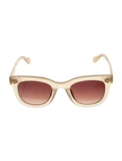 Pre-owned Krewe Wayfarer Gradient Sunglasses In Orange