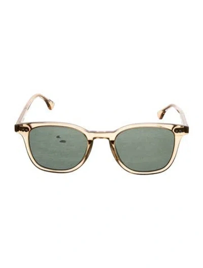 Pre-owned Krewe Wayfarer Mirrored Sunglasses In Neutral
