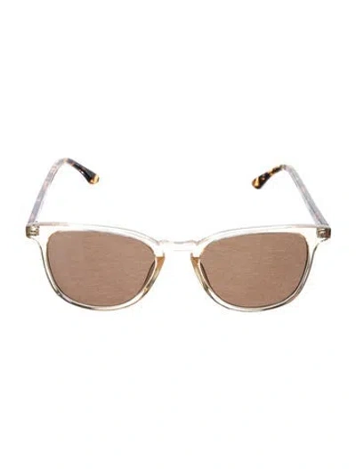 Pre-owned Krewe Wayfarer Tinted Sunglasses