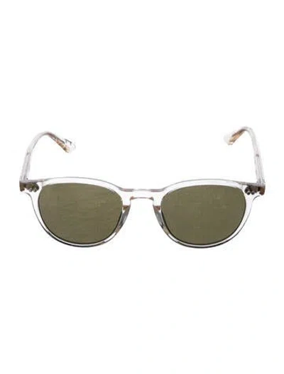 Pre-owned Krewe Wayfarer Tinted Sunglasses