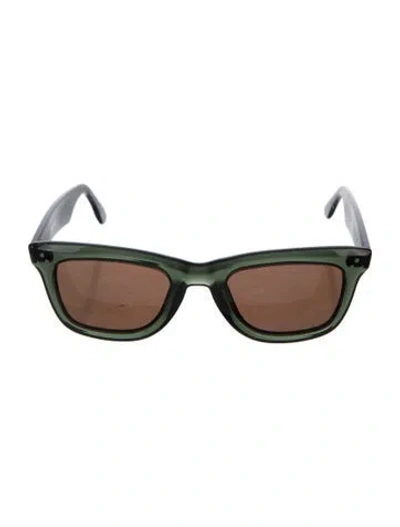 Pre-owned Krewe Wayfarer Tinted Sunglasses
