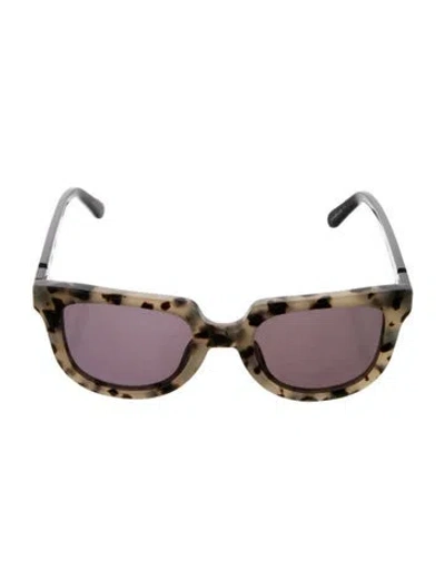 Pre-owned Krewe Wayfarer Tinted Sunglasses