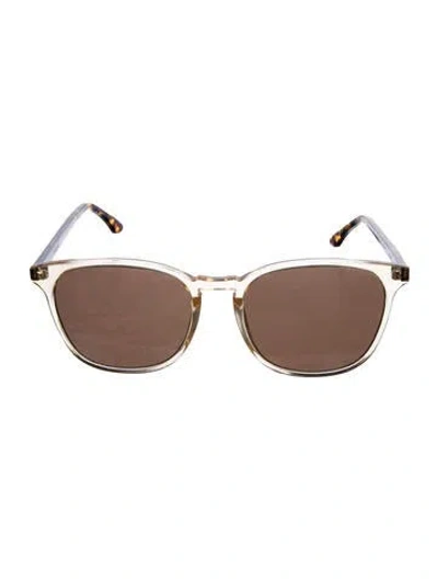 Pre-owned Krewe Wayfarer Tinted Sunglasses In Neutral