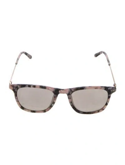 Pre-owned Krewe Wayfarer Tinted Sunglasses In Neutrals