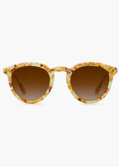 Krewe Collins Acetate Round Sunglasses In Multi