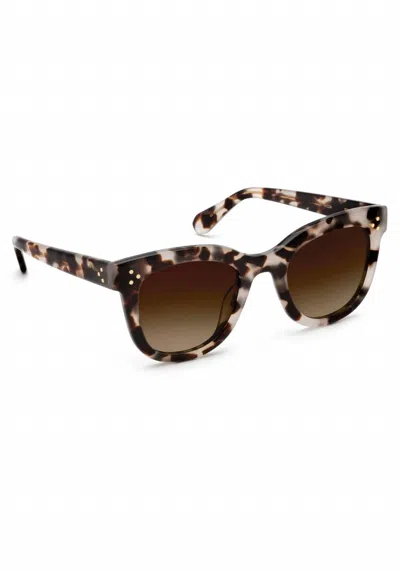 Krewe Women's Jena Sunglasses In Malt Polarized In Brown