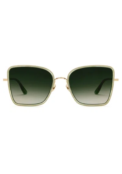 Krewe Women's Jolene Sunglasses In 12k Titanium + Selene In Brown