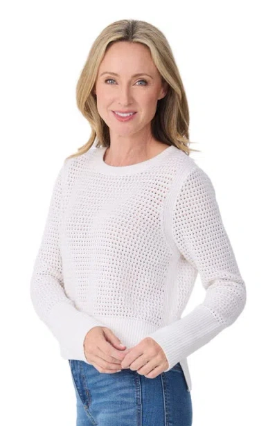 Krimson Klover Ace Sweater In White