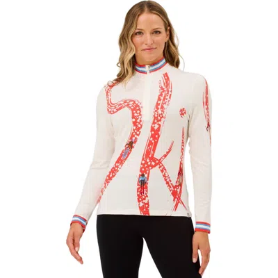 Krimson Klover Aerial Ski Merino Base Layer Top In Neutral