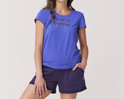 Krimson Klover Aila Graphic Short Sleeve Top In Outside In Multi