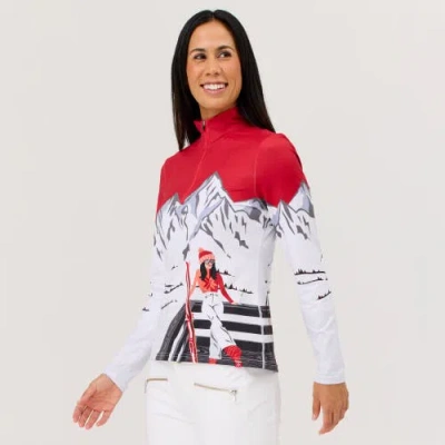 Krimson Klover Apres Anyone Base Layer Top In Red