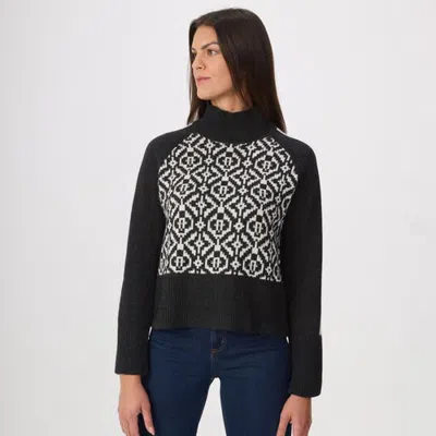 Krimson Klover Bianca Mock Neck In Black