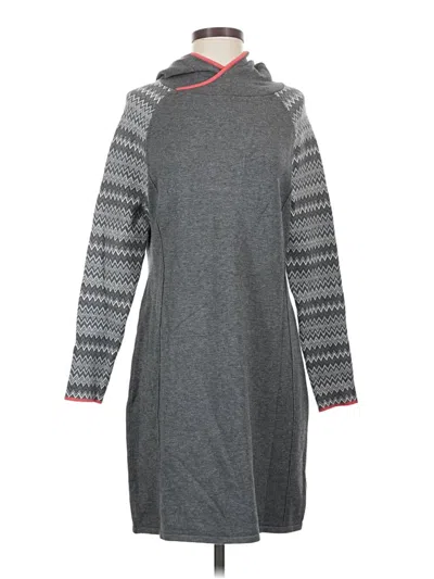 Pre-owned Krimson Klover Casual Dress In Gray