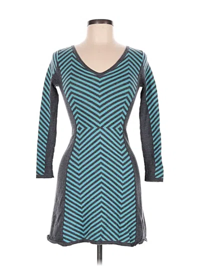 Pre-owned Krimson Klover Casual Dress In Teal
