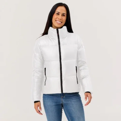 Krimson Klover Compass Down Jacket In White