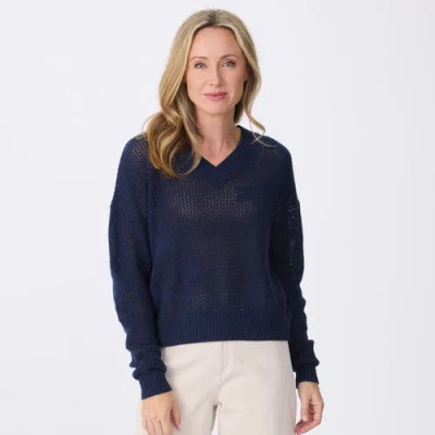 Krimson Klover Flora Sweater In Blue