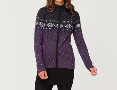 Krimson Klover Glade Cardigan In Blackberry In Multi