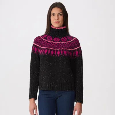 Krimson Klover Helena Mock Neck In Black