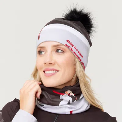 Krimson Klover Illustrated Beanie In Let's Dance Black In Multi